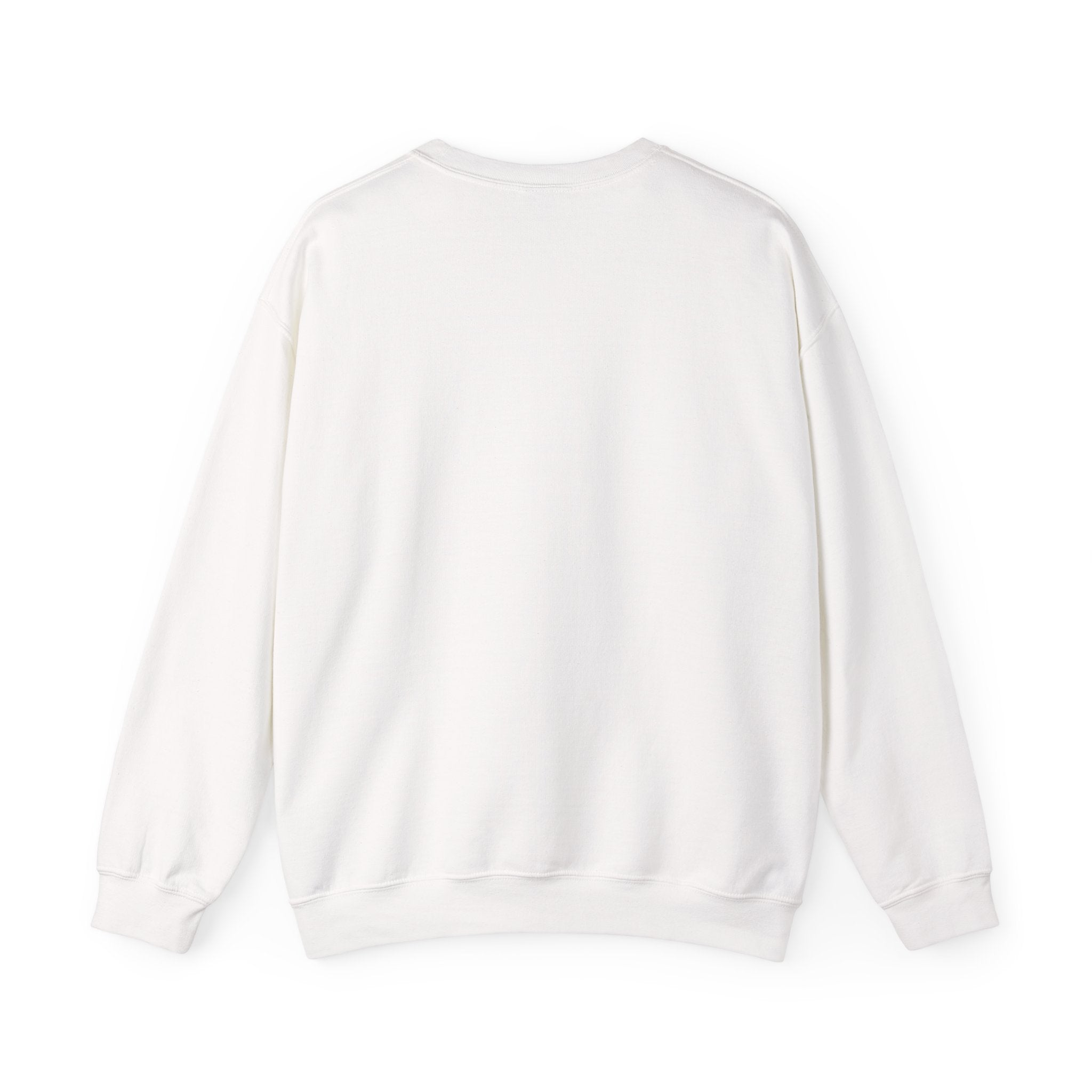 Dog-Mom-Sweatshirt weiß – Motiv Pfoten & Herzen (Allover)