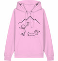 DOGS. COFFEE. RUNNING Hoodie Lilac Dream – Produktansicht