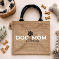 Personalisierte Jutetasche Hund | Hundetasche 30x30cm | Tasche für Hundebesitzer | Hundemama Geschenk | Hundepapa Geschenk | Tragetasche
