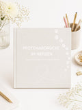 Hunde Erinnerungsbuch – Pfotenabdrücke im Herzen | Erinnerungsalbum für Deinen Hund | Geschenk für Hundeliebhaber  | Notizbuch  | Tagebuch